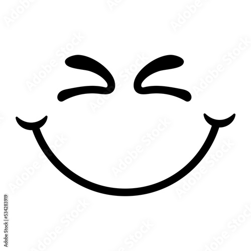 Smiley Face icon vector. Happy Face illustration sign. laugh symbol or logo.