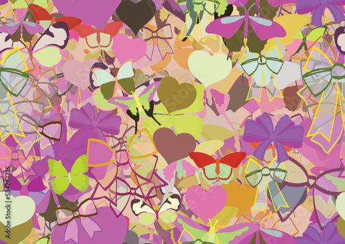 Background pattern abstract seamless design texture. Theme is about art, Butterfly, graphic, dressing, Monarch