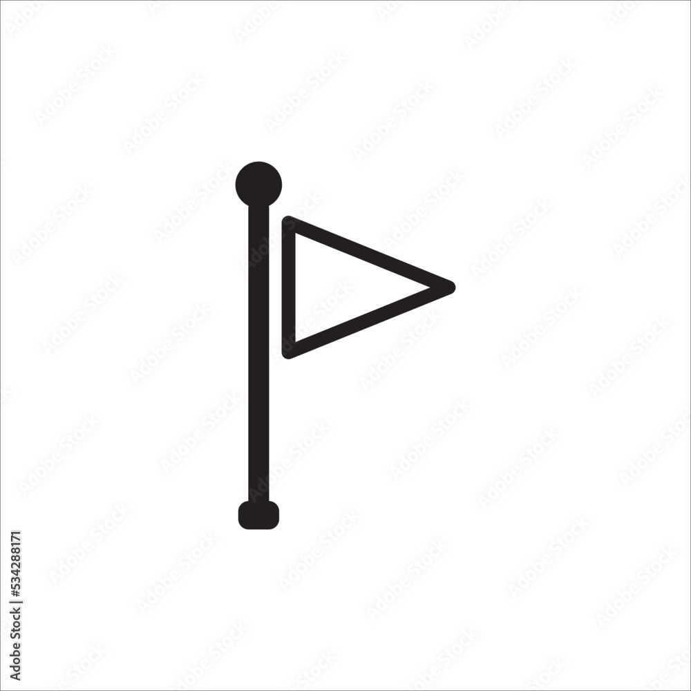 Flag Icon Vector Illustration Style Design Flag Icon Vector Illustration Style Design