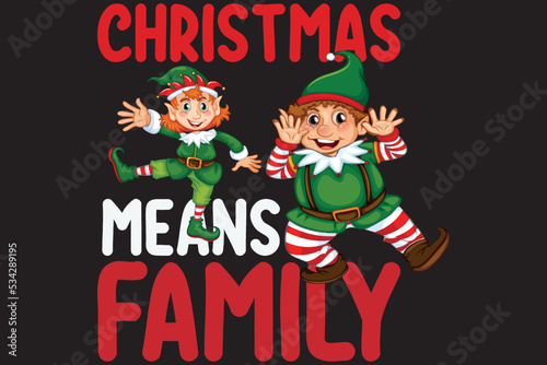 Christmas means family