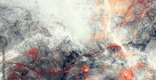 Wallpaper Mural Abstract paint texture with noise effect.. Grunge grey pattern. Light background. Fractal artwork for creative graphic design Torontodigital.ca