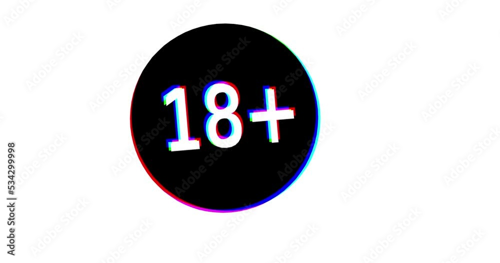 Under 18 sign warning symbol. Over 18 only censored. eighteen age older forbidden adult content Under 18 sign warning symbol. Over 18 only censored. eighteen age older forbidden adult content