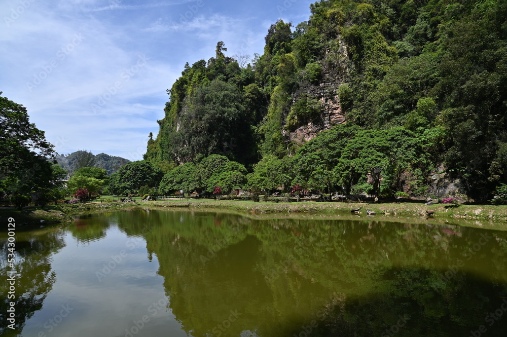 Ipoh, Malaysia - September 24, 2022: The Landmark Buildings and Tourist Attractions of Ipoh