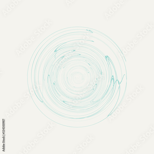 abstract circle swirl drop vector illustration