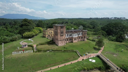 Ipoh, Malaysia - September 24, 2022: The Ruins of Kellie’s Castle photo