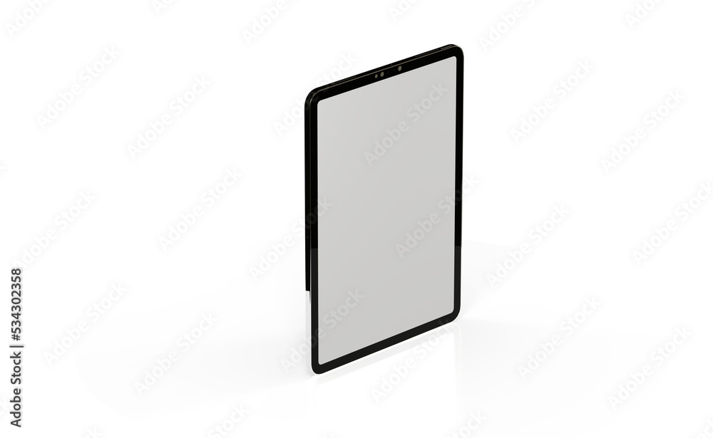 tablet pc - Modern black tablet computer isolated on white background. tablet pc - Modern black tablet computer isolated on white background.