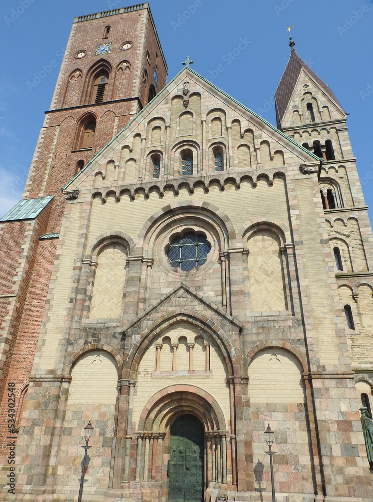 The Cathedral of Our Lady of Ribe is one of the largest Christian temples in Denmark