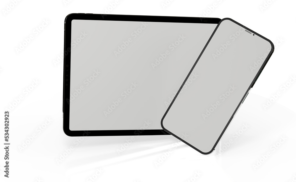 tablet pc - Modern black tablet computer isolated on white background. tablet pc - Modern black tablet computer isolated on white background.