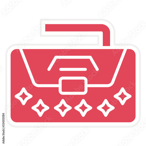 Clutch Bag Icon Style