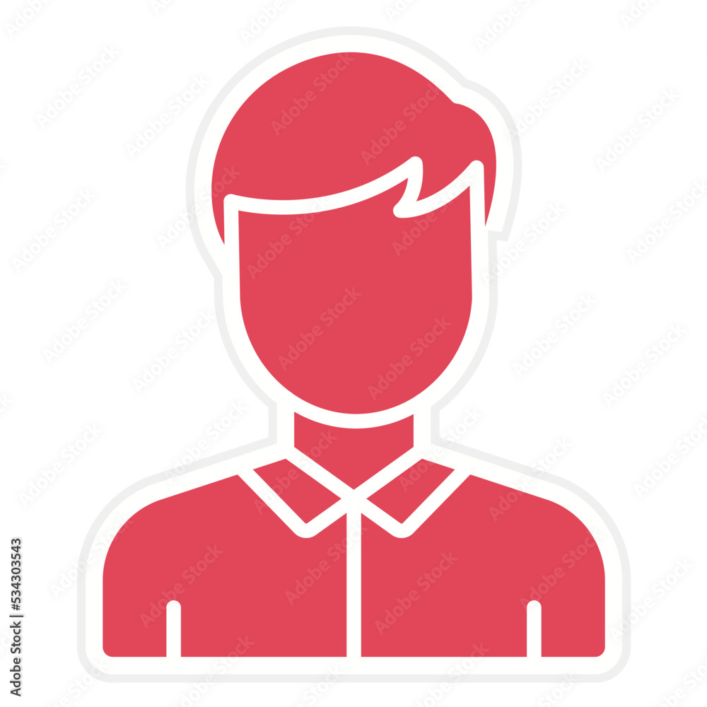 Character Male Icon Style