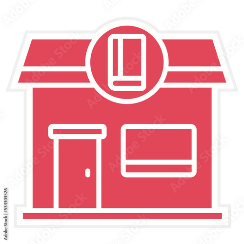 Book Store Icon Style