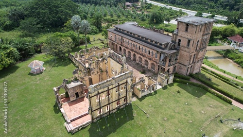 Ipoh, Malaysia - September 24, 2022: The Ruins of Kellie’s Castle photo