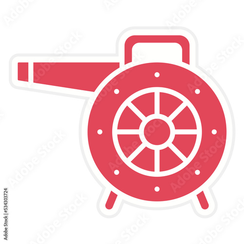 Air Blowers Icon Style