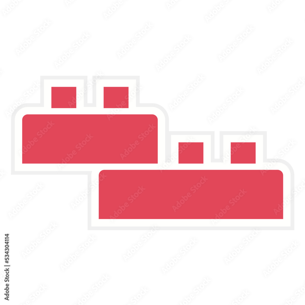 Blocks Icon Style Blocks Icon Style