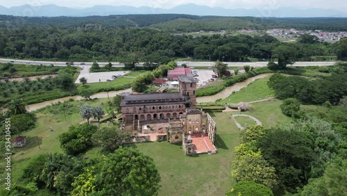 Ipoh, Malaysia - September 24, 2022: The Ruins of Kellie’s Castle photo