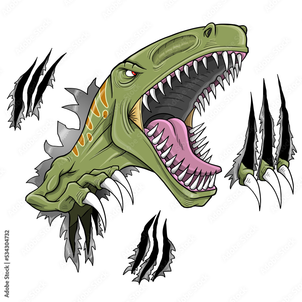 Raptor Dinosaur PNG file with transparent background Art Stock Photo ...