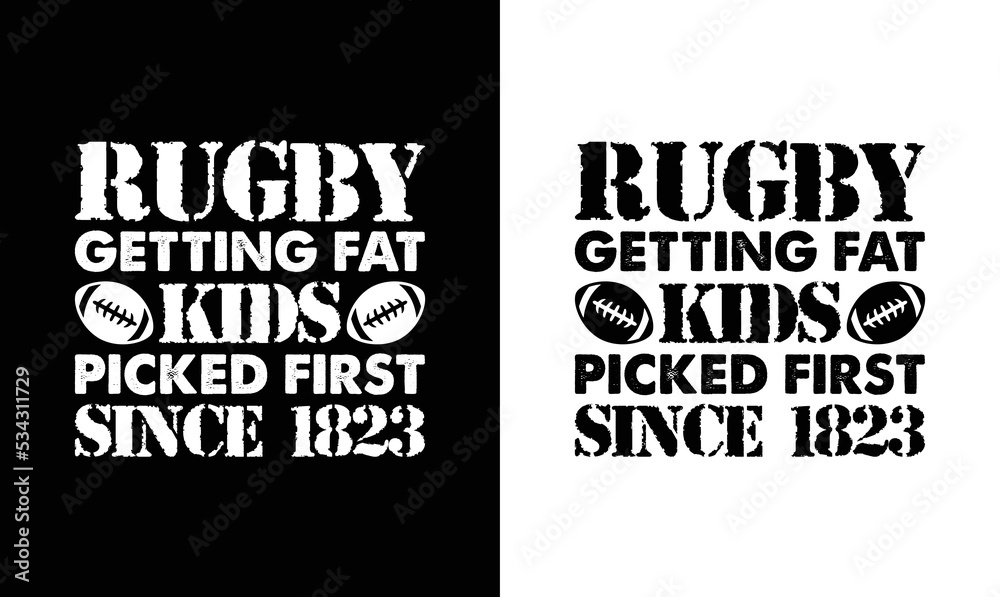 Fototapeta premium American football T shirt design, Rugby T shirt design