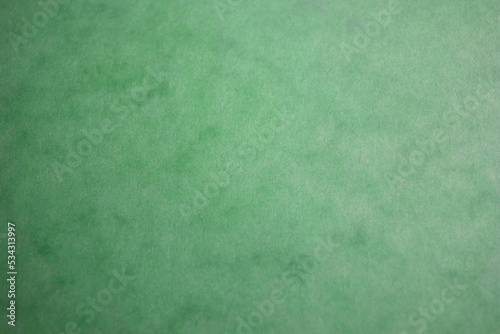 Green texture background with empty copy space for text. Paper Backdrop. Empty template design