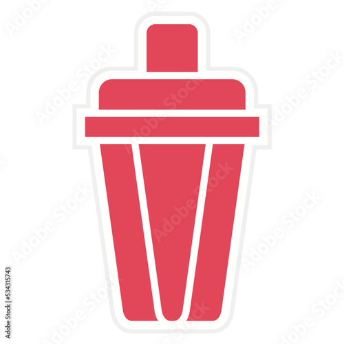 Cocktail Shaker Icon Style