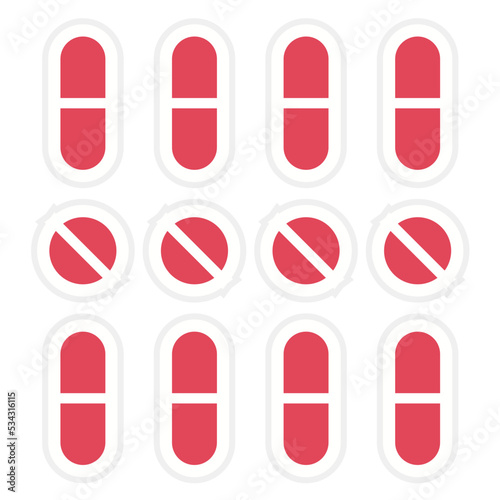 Pills Icon Style