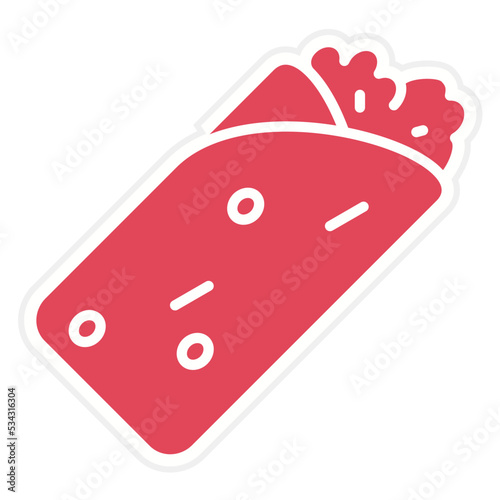 Burrito Icon Style