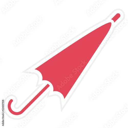 Closed Umbrella Icon Style