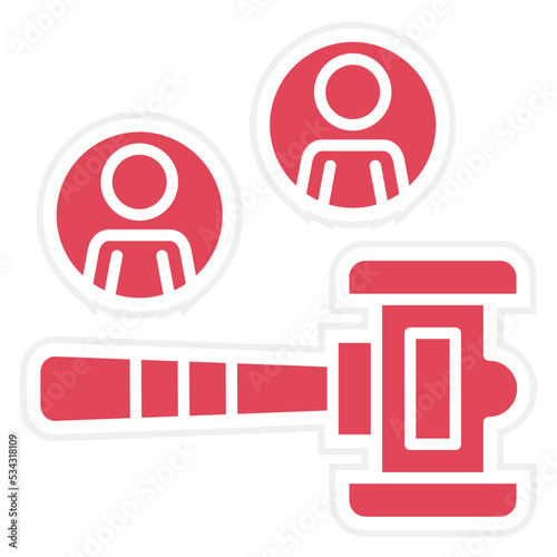 Public Auction Icon Style