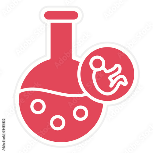In Vitro Fertilization Icon Style