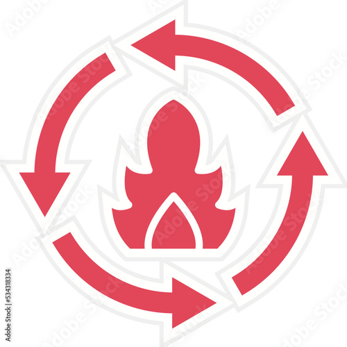 Metabolism Icon Style
