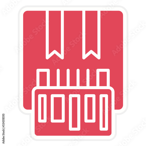 Stock Keeping Unit Icon Style