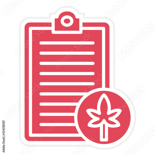 Drug Test Icon Style
