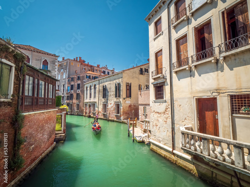 Venezia green water Lagoon embedded with mediterranean Architecture 