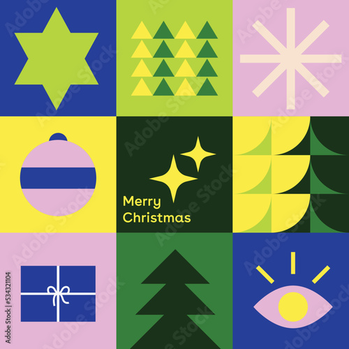 Tableau sur toile Christmas card