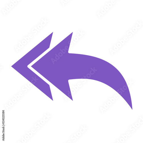 Free Download Reply Multicolor Glyph Icon - GFXLoad