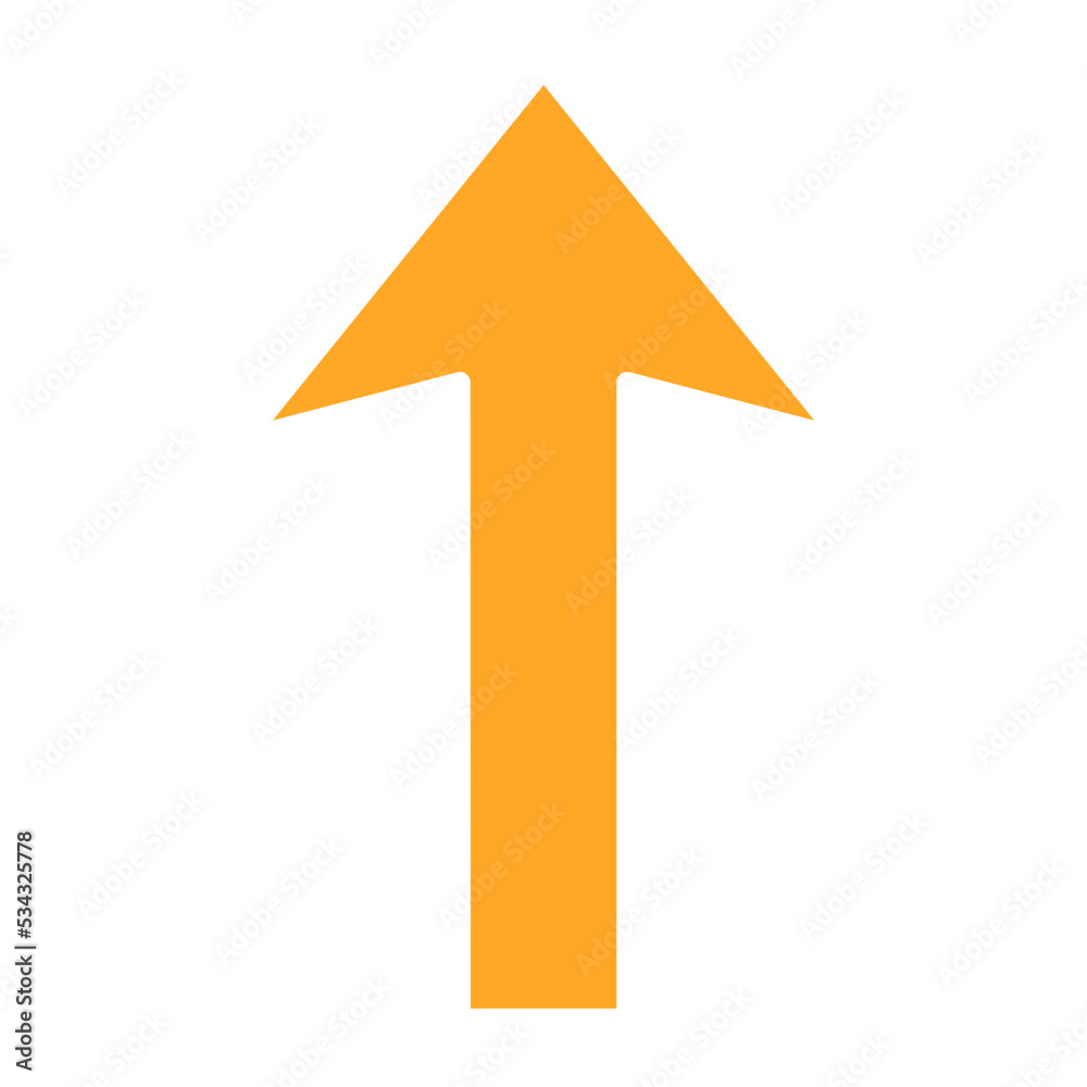 Up Arrow Multicolor Glyph Icon Up Arrow Multicolor Glyph Icon