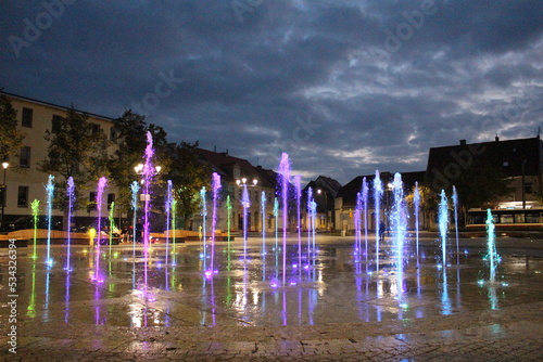 Tańcząca fontanna w Starym Fordonie w Bydgoszczy © SZYMON