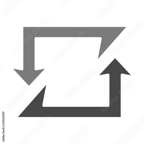 Free Download Sync Greyscale Glyph Icon - GFXLoad
