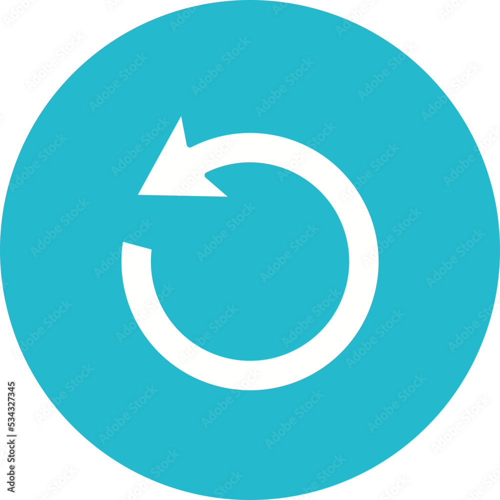 Undo Multicolor Circle Glyph Inverted Icon Undo Multicolor Circle Glyph Inverted Icon