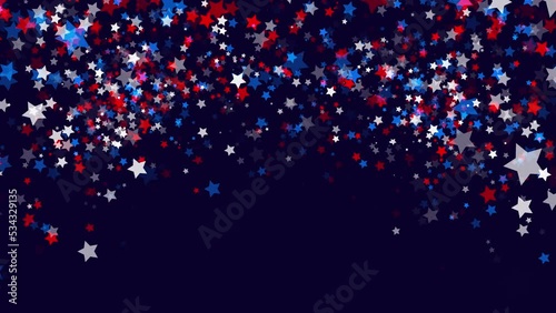  america patriotic usa stars background loop photo