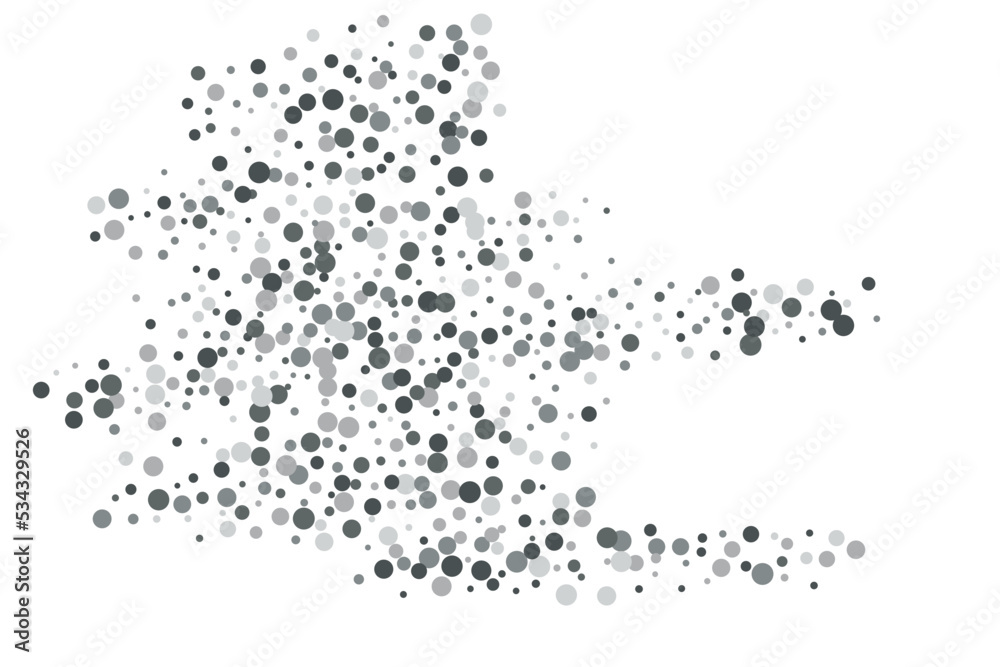 Obraz premium Silver glitter confetti, great design for any purpose. Party decor.