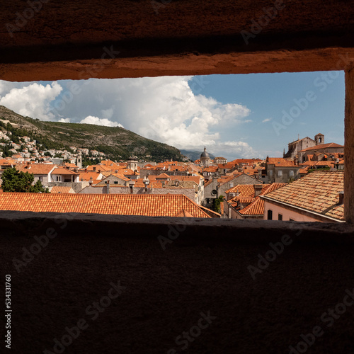 Dubrovnik vista dall'antica città.
