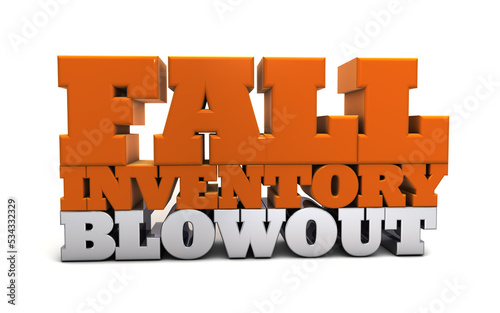 Fall Inventory Blowout Sales - Marketing and Advertising Banner