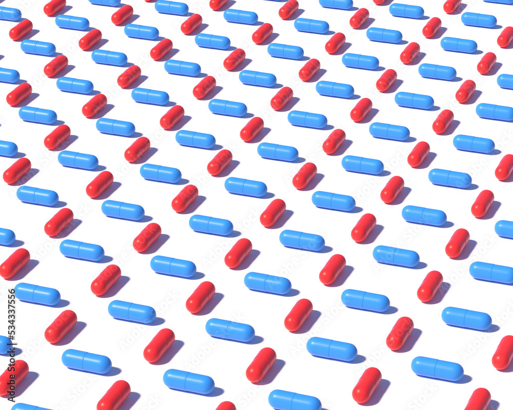 Pattern made with medicine pills on color pastel light background. Medicine and pharmacy creative concepts. Trendy colors. Pattern made with medicine pills on color pastel light background. Medicine and pharmacy creative concepts. Trendy colors.