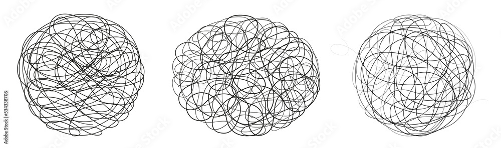 Confused messed up thoughtsicon set. Depressed mental state before therapy, brain overthinking everything. Vector illustration for therapist practice, healing, mental treatment Confused messed up thoughtsicon set. Depressed mental state before therapy, brain overthinking everything. Vector illustration for therapist practice, healing, mental treatment