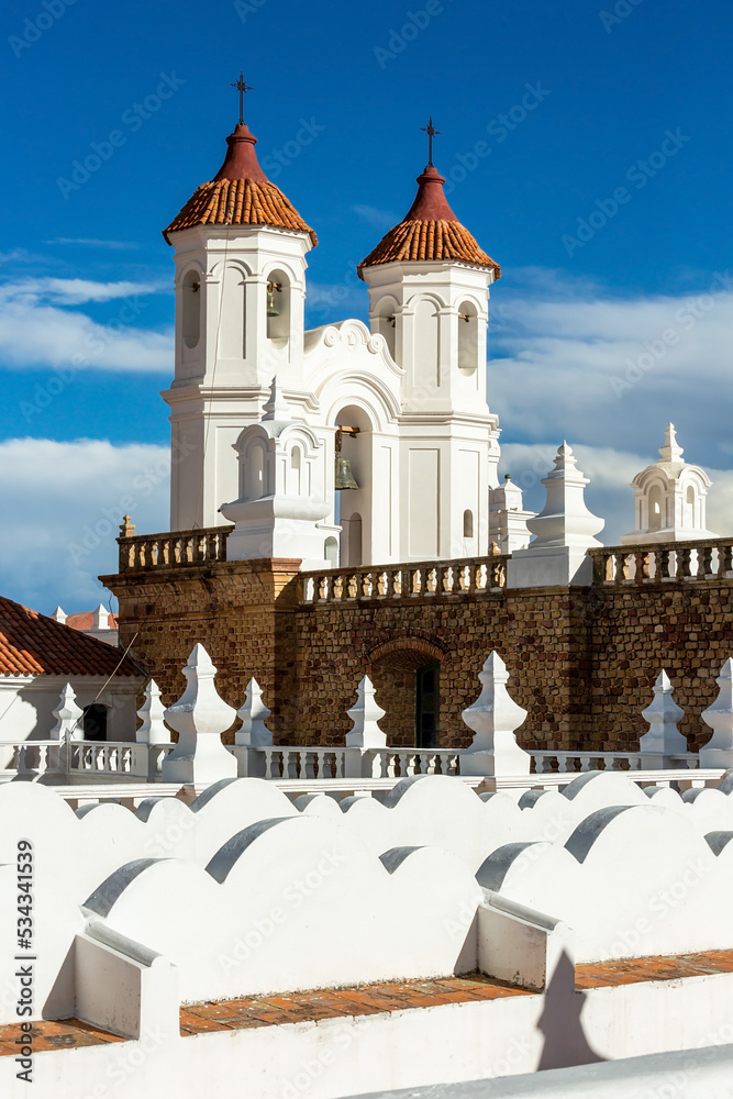 Φωτογραφία View of the Monastery of San Felipe Neri in Sucre, Bolivia.