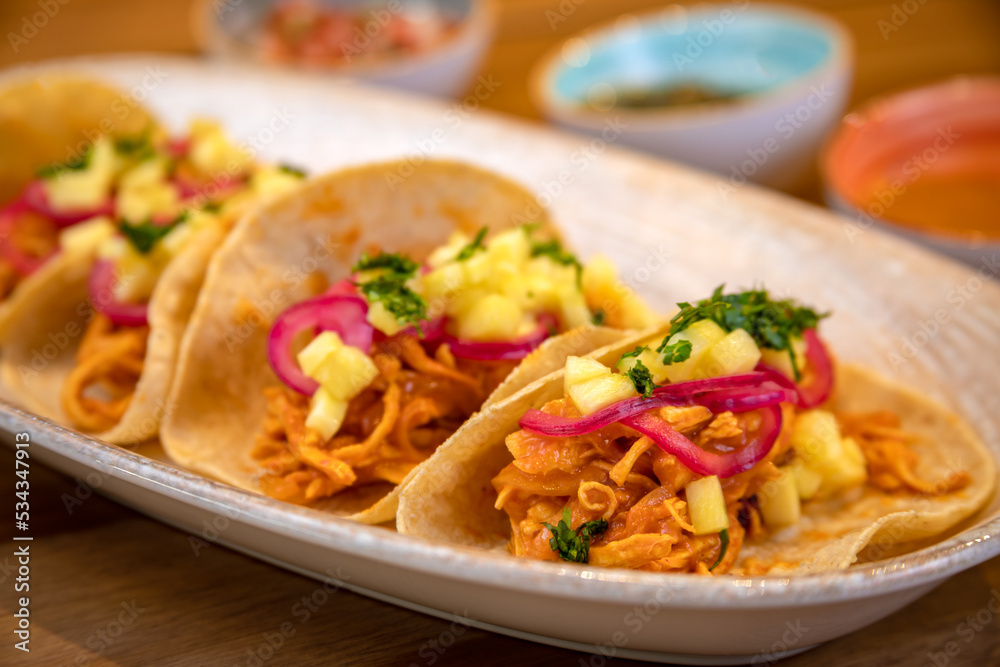 typical salvadorean food and drinks,variety of tacos typical salvadorean food and drinks,variety of tacos