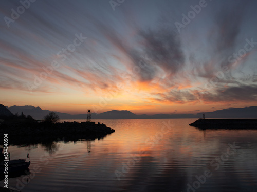 sunset over the lake © Umitagram