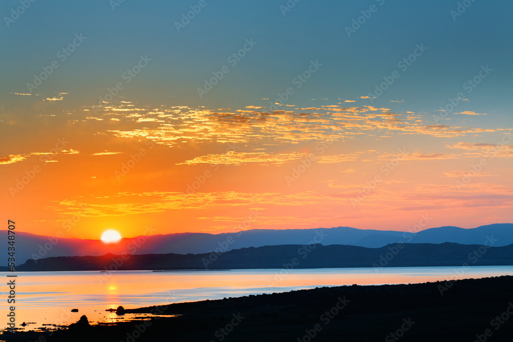 Sunrise, Mono Lake, California