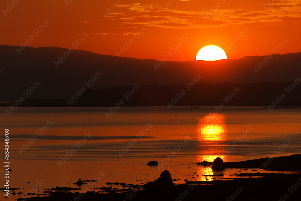 Sunrise, Mono Lake, California