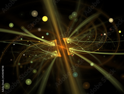 Imaginatory fractal abstract background Image